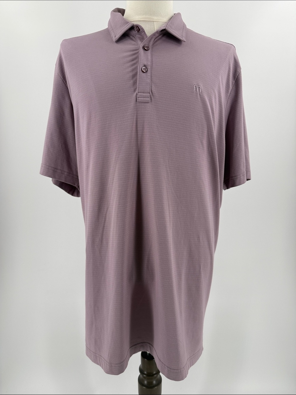 Travis Mathew Men's Polo in Dusty Mauve